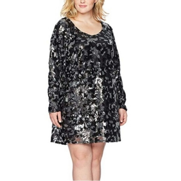NWT Rebel Wilson X Angels Plus Sz Sequin Dress 3x - Picture 1 of 12